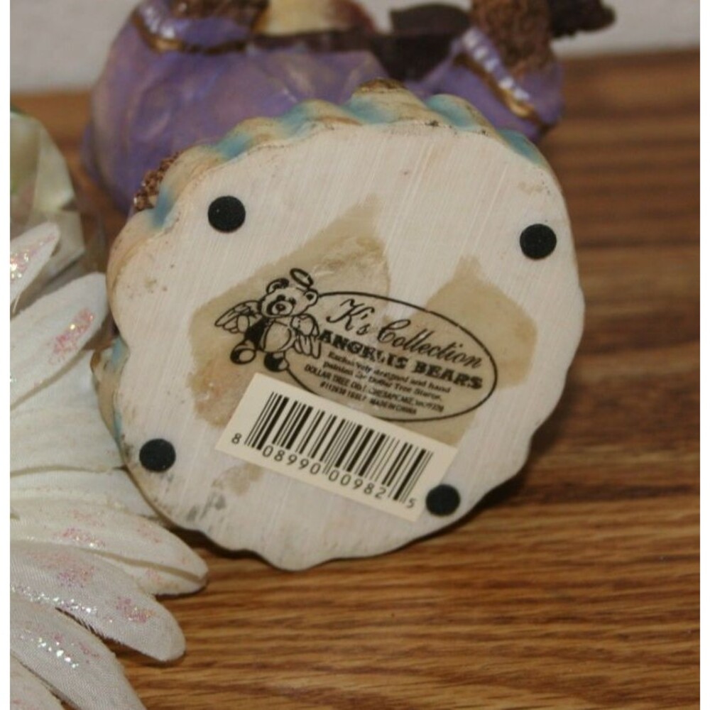 Ks Collection Angel Playing Violin Halo Figurine Christmas Decor 4.5 Inch - Picture 2 of 3